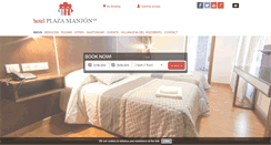 Desktop Screenshot of hotelplazamanjon.com